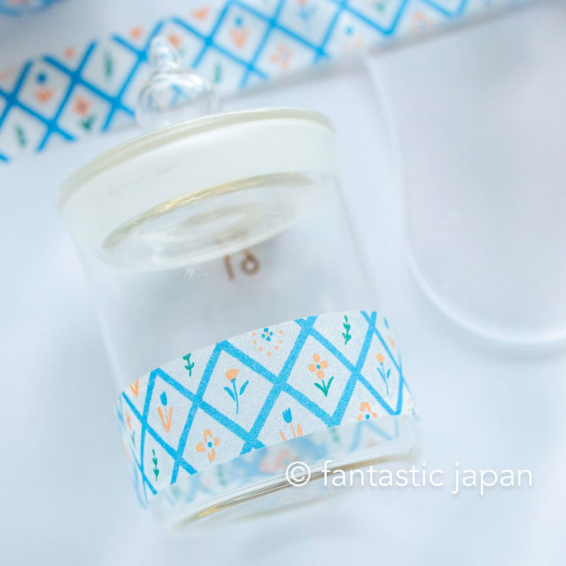 SODA / Clear masking glitter tape -bloom- / 15mm