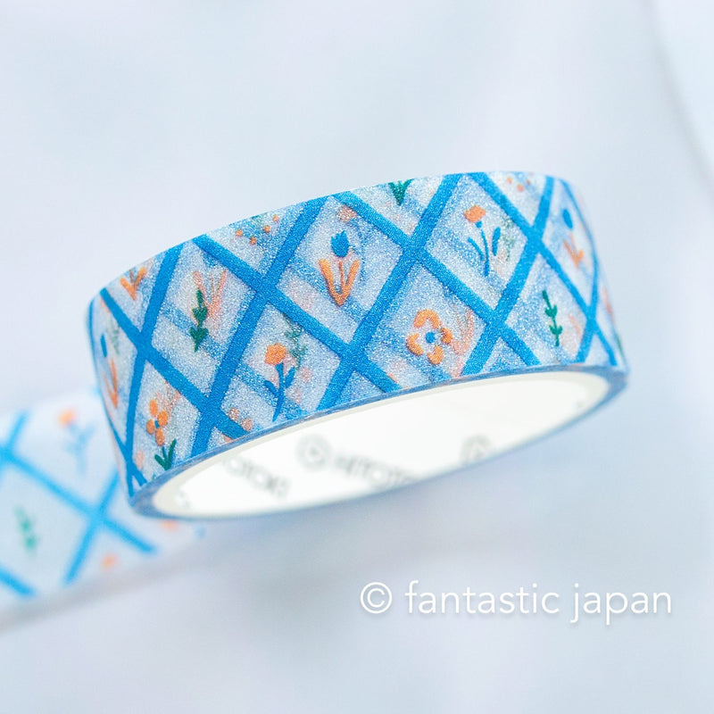 SODA / Clear masking glitter tape -bloom- / 15mm