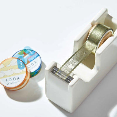 SODA / Clear PET die-cut masking tape -race ribbon- / 15mm