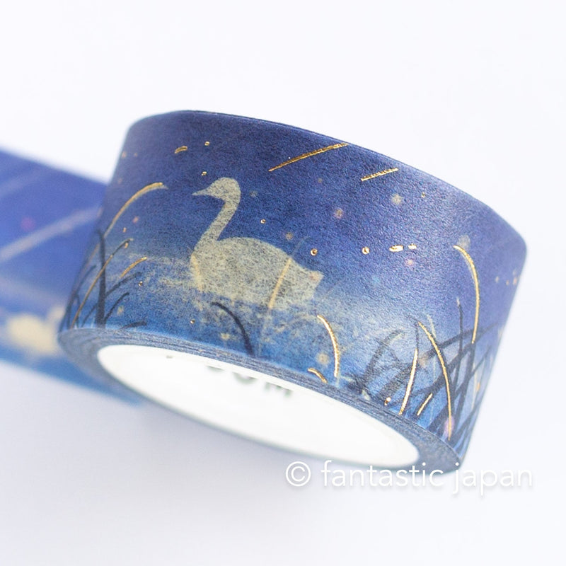 Masking Tape -Swan in the starry night-