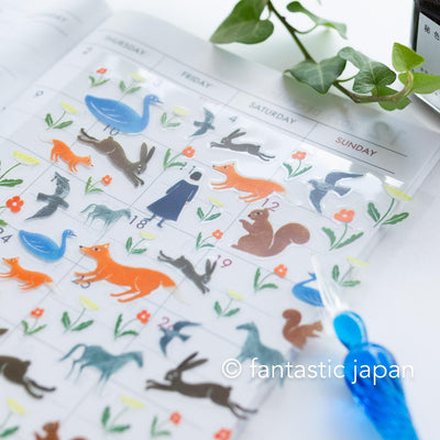 PET clear sticker -garden- by nishishuku / cozyca product