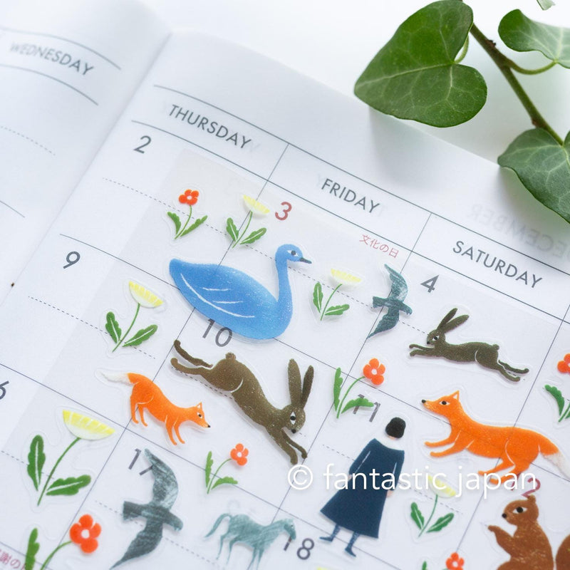 PET clear sticker -garden- by nishishuku / cozyca product