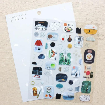 PET clear sticker -SCENE- by nishishuku / cozyca product