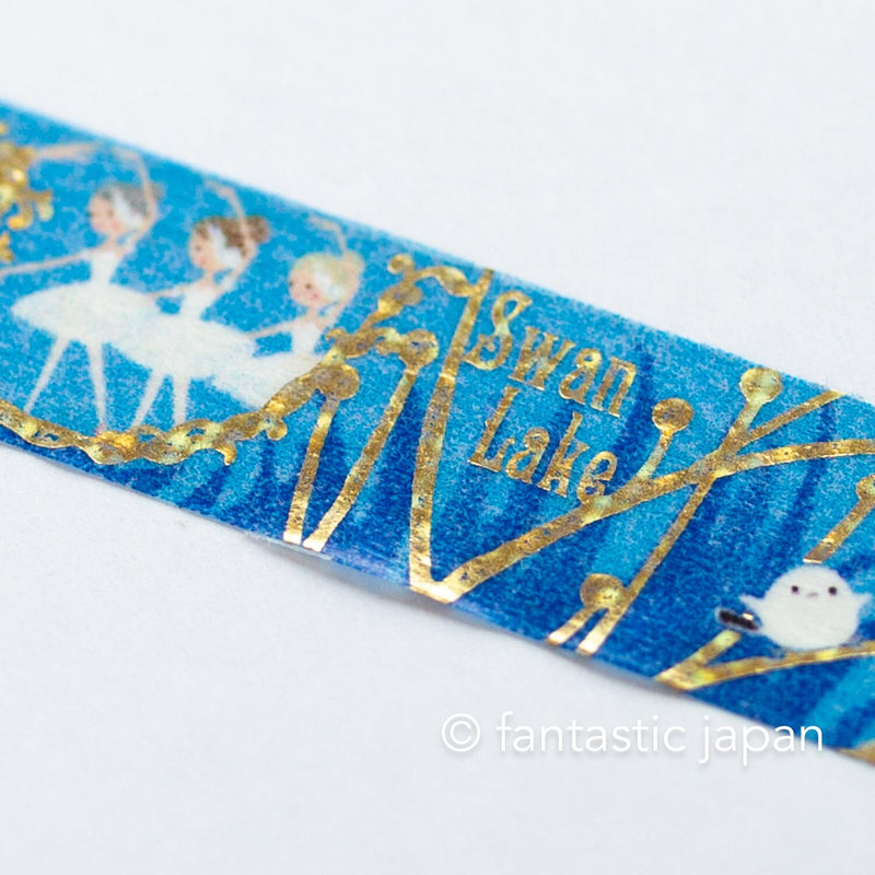 Shinzi Katoh designed washi tape / ballet series -swan lake-