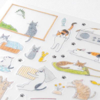 Schedule stickers -Cats M- / MIDORI