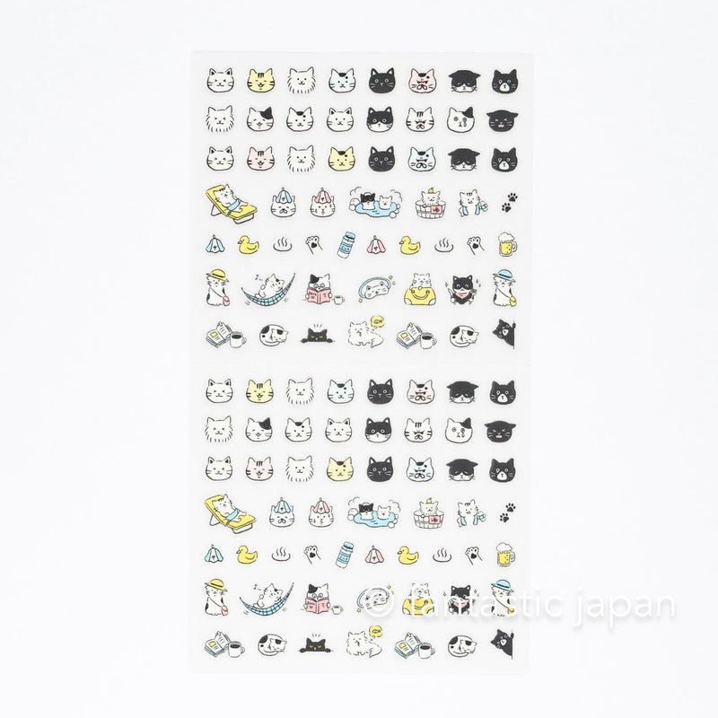 Schedule stickers -Cats emoji- / MIDORI