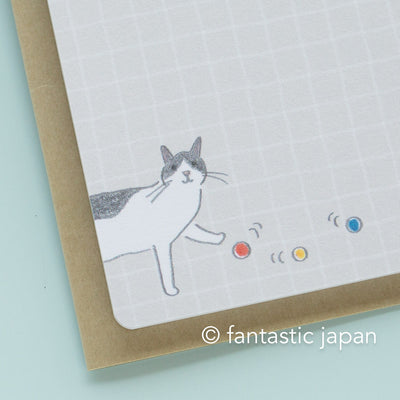 Sticky Notes -cat and ball- / MIDORI