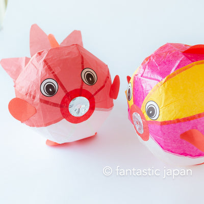 Japanese Paper Balloon -Goldfish parent and child-