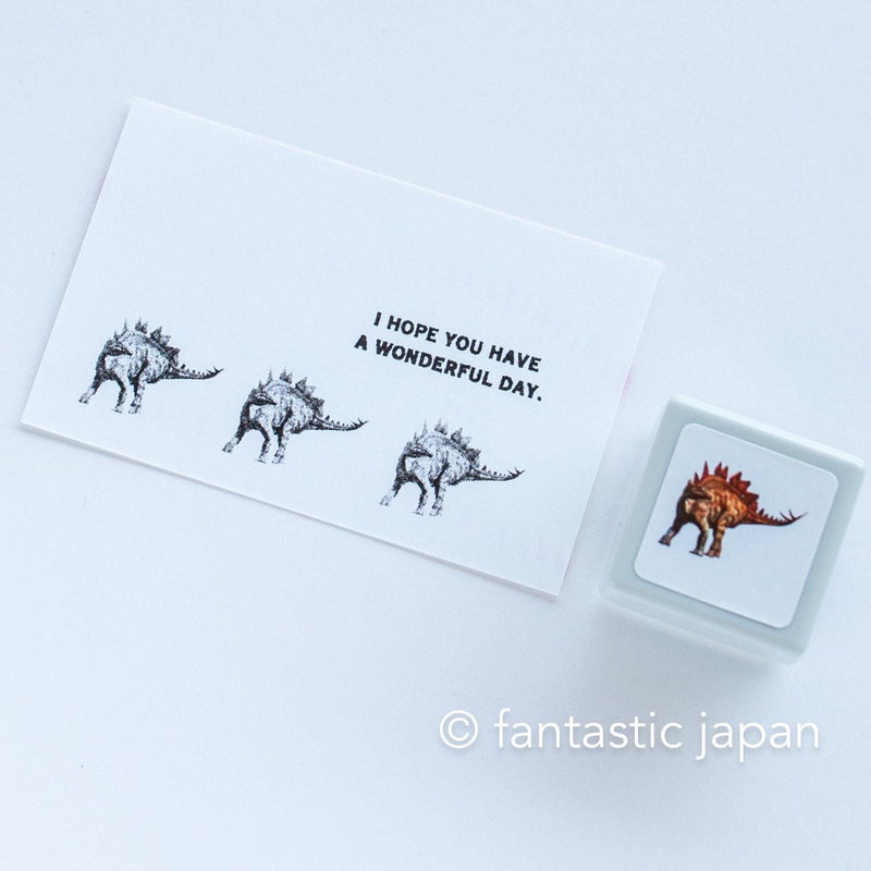 Photograph stamp / dinosaur -stegosaurus-