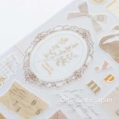 Sticker / frame collage -beige-