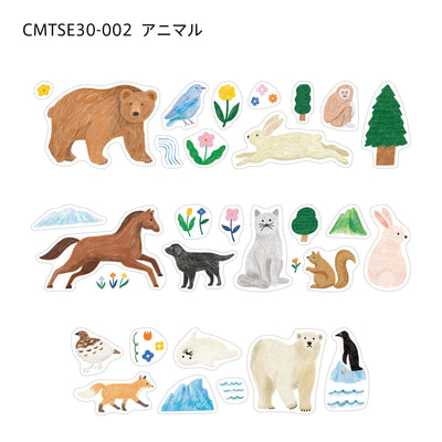 SODA / Clear PET roll sticker  -animals-