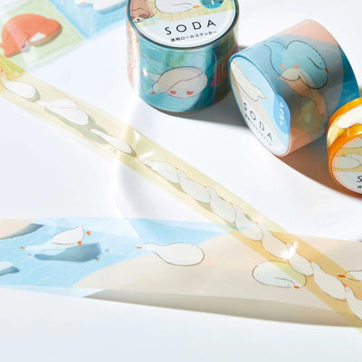 SODA / Clear PET masking tape  -water play- / 30mm