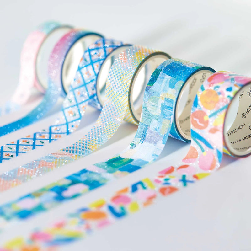 SODA / Clear masking glitter tape -tapestry- / 20mm