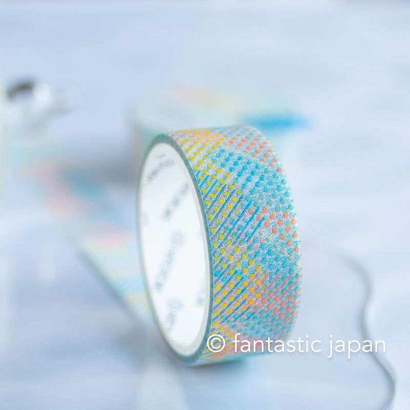 SODA / Clear masking glitter tape -spray- / 15mm