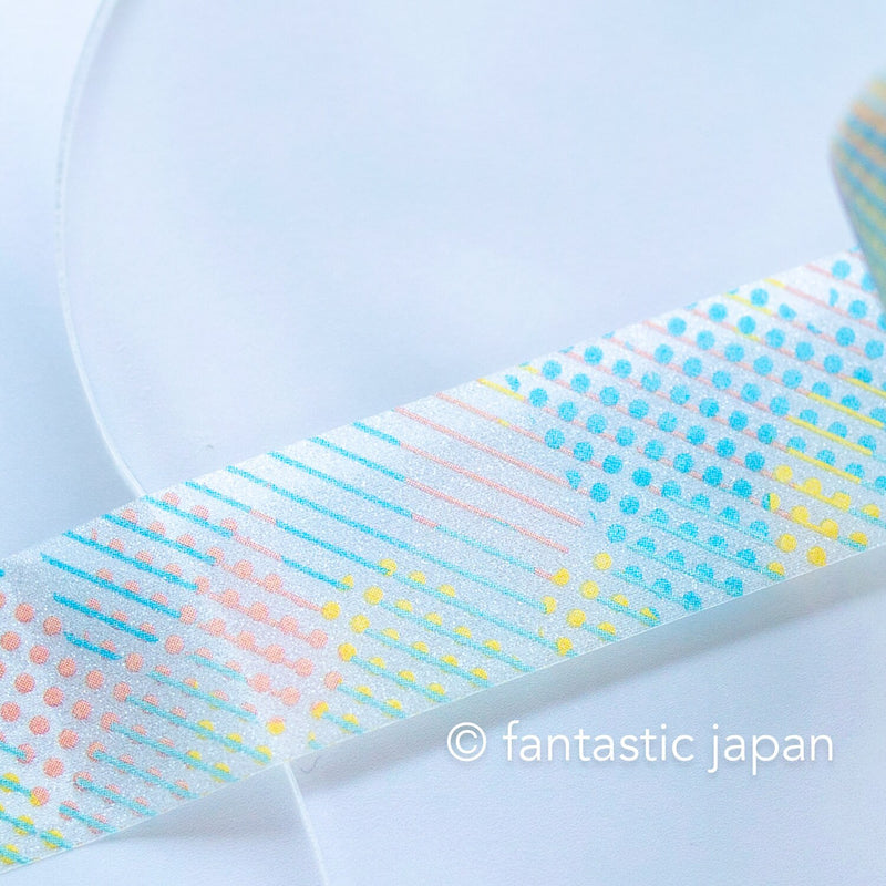 SODA / Clear masking glitter tape -spray- / 15mm