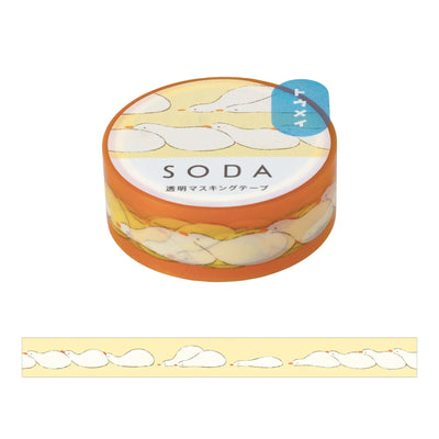 SODA / Clear PET masking tape -sunbathe- / 15mm