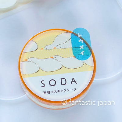 SODA / Clear PET masking tape -sunbathe- / 15mm