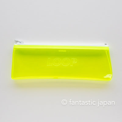 DELFONICS / clear pen case -neon-