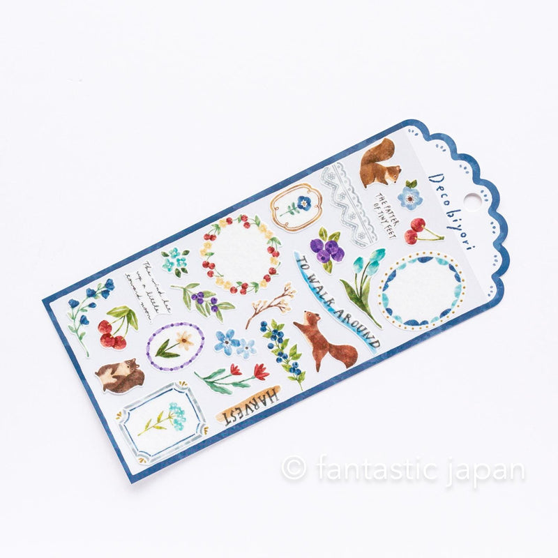 Mind Wave sticker / Deco biyori -squirrel- /