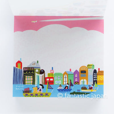 Block memo pad -City Life- by Narumi Suzuki / cozyca products