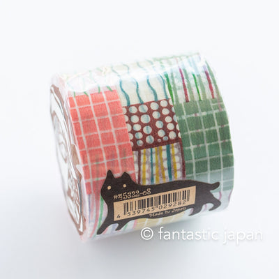 Classiky washi tape -plaid and dot set of 3 rolls- by Seki Mihoko