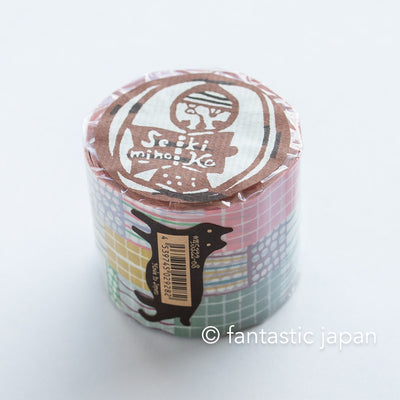 Classiky washi tape -plaid and dot set of 3 rolls- by Seki Mihoko