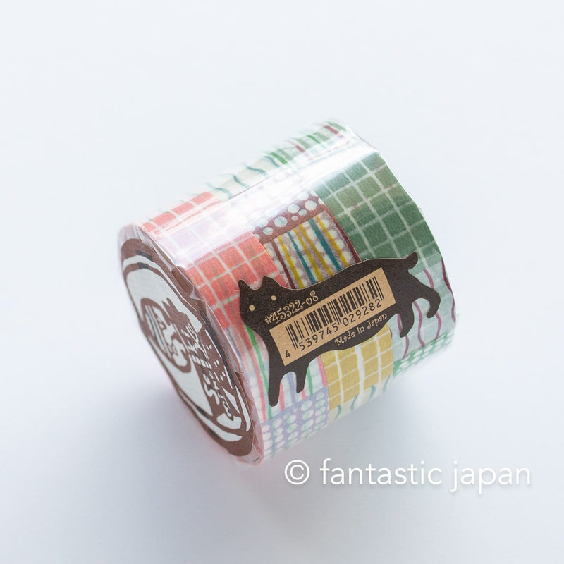 Classiky washi tape -plaid and dot set of 3 rolls- by Seki Mihoko