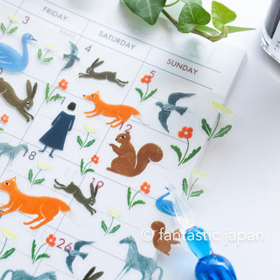 PET clear sticker -garden- by nishishuku / cozyca product