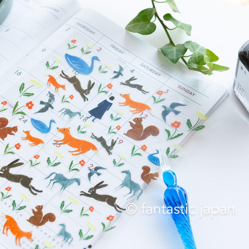 PET clear sticker -garden- by nishishuku / cozyca product