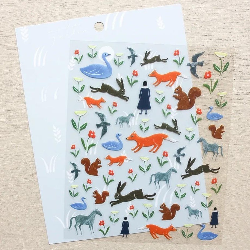 PET clear sticker -garden- by nishishuku / cozyca product