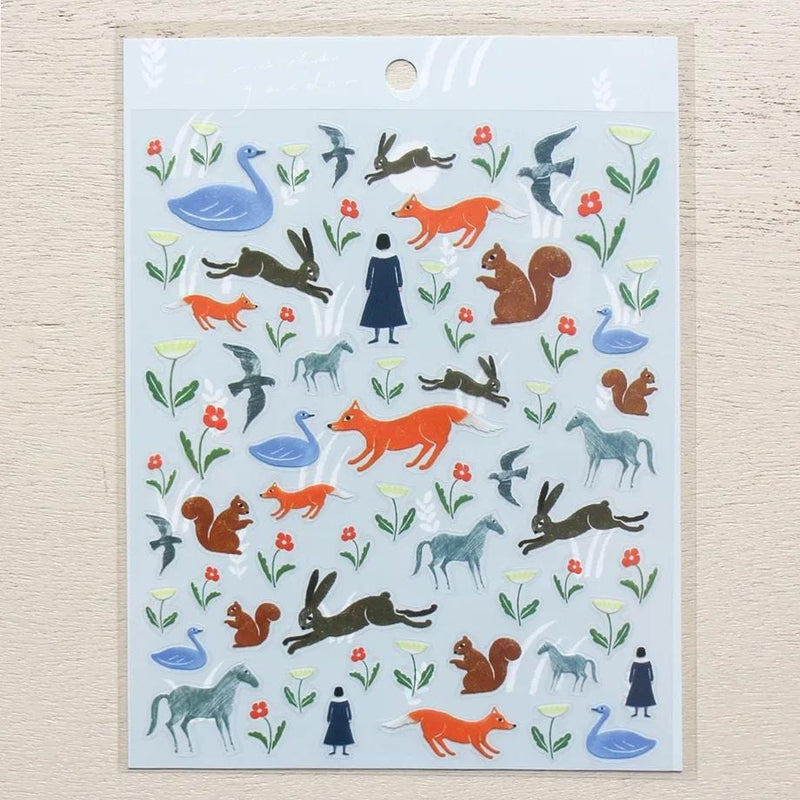 PET clear sticker -garden- by nishishuku / cozyca product