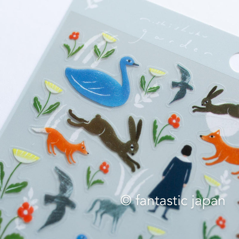 PET clear sticker -garden- by nishishuku / cozyca product