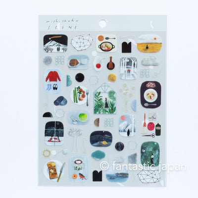 PET clear sticker -SCENE- by nishishuku / cozyca product