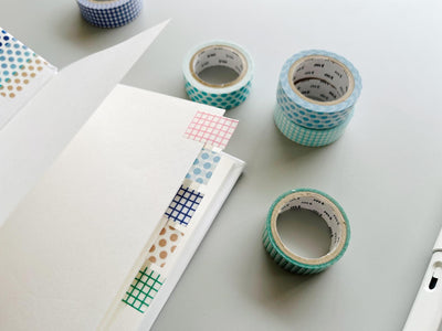 mt washi tape deco -dot gold- / MT01D365R / 15mm wide