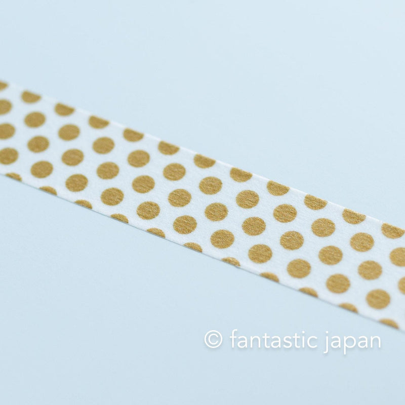 mt washi tape deco -dot gold- / MT01D365R / 15mm wide