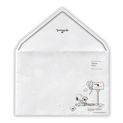 Peanuts Snoopy letter pad and envelopes -waiting for letters-