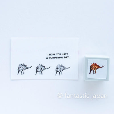 Photograph stamp / dinosaur -stegosaurus-