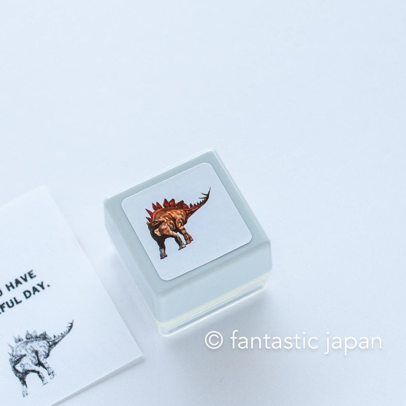 Photograph stamp / dinosaur -stegosaurus-