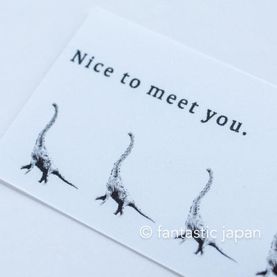 Photograph stamp / dinosaur -brachiosaurus-