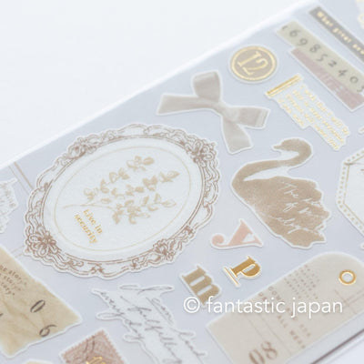 Sticker / frame collage -beige-