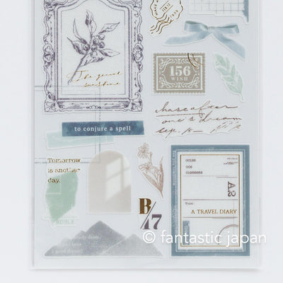 Sticker / frame collage -blue-