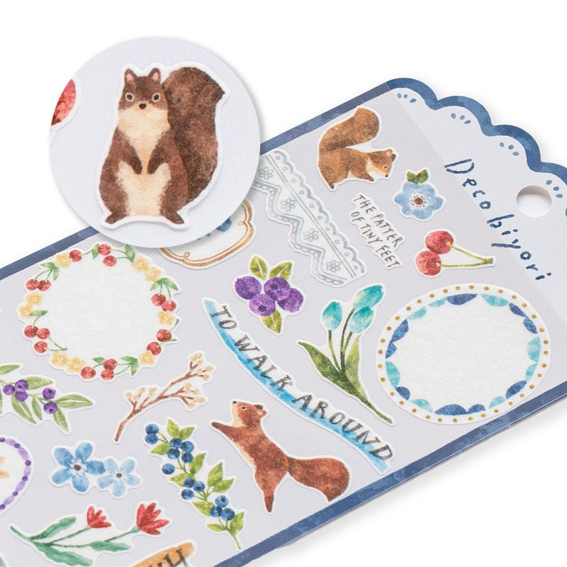 Mind Wave sticker / Deco biyori -squirrel- /