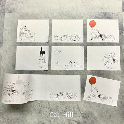 Shinzi Katoh roll sticky notes / -cat hill-