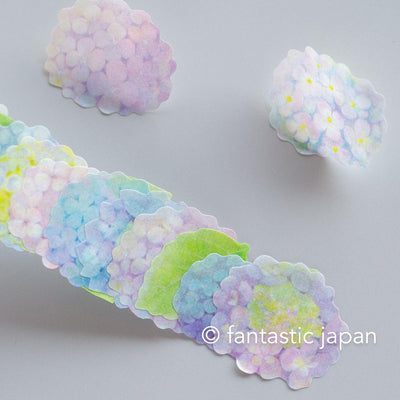 bande sticker -hydrangea-