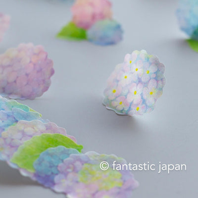 bande sticker -hydrangea-