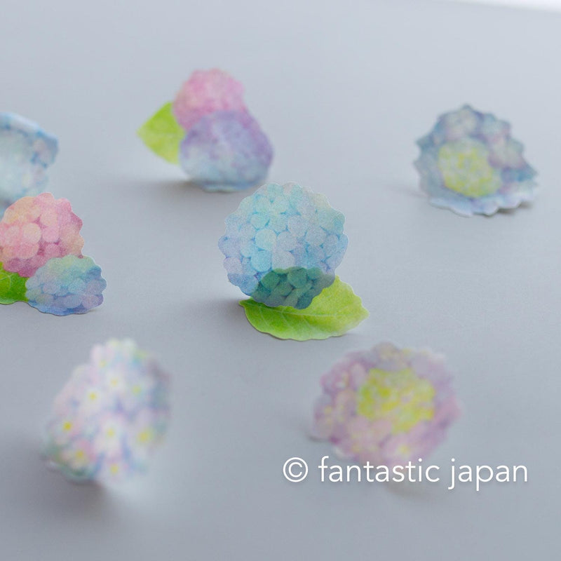 bande sticker -hydrangea-