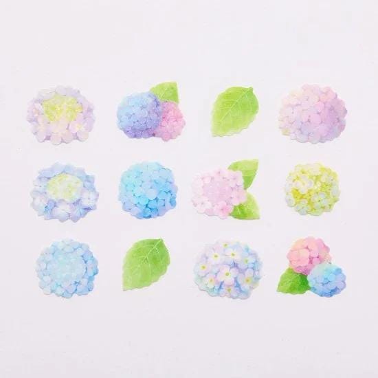 bande sticker -hydrangea-