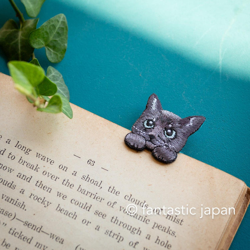 Cat bookmarker / black cat