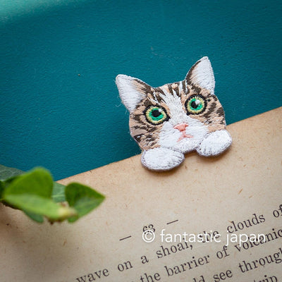 Cat bookmarker / brown tabby