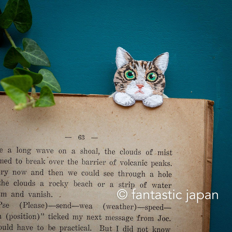 Cat bookmarker / brown tabby